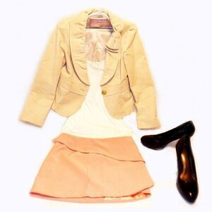Do n B peach wrap style mini skirt